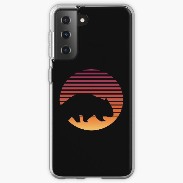 Wombat Retro Cute Australia Wilderness Wild Animal Samsung Galaxy Soft Case