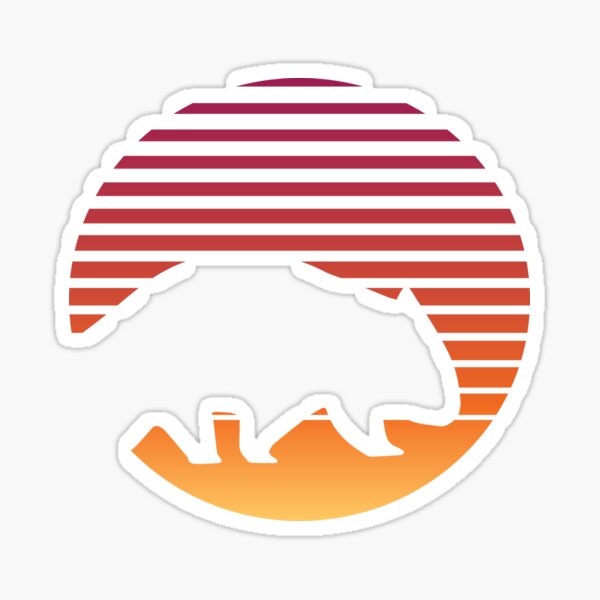 Wombat Retro Cute Australia Wilderness Wild Animal Sticker