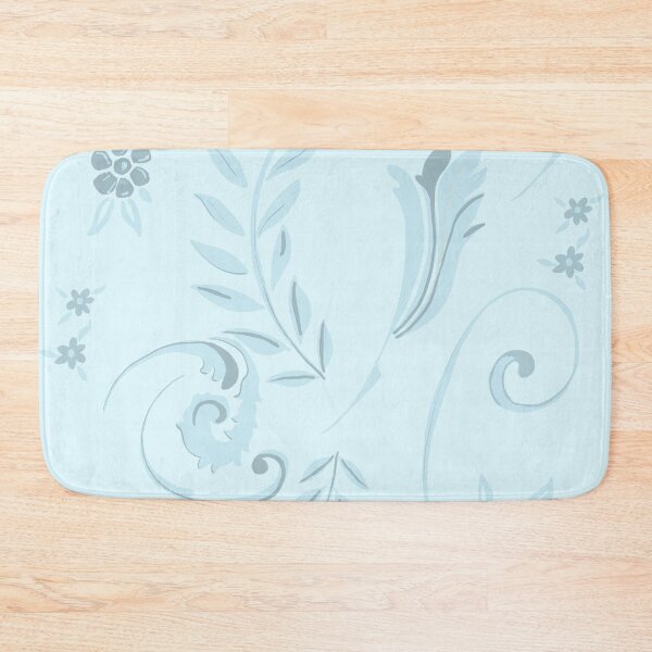 Item preview, light blue jacquard designed and sold by Kathleen Bruce Illustration.