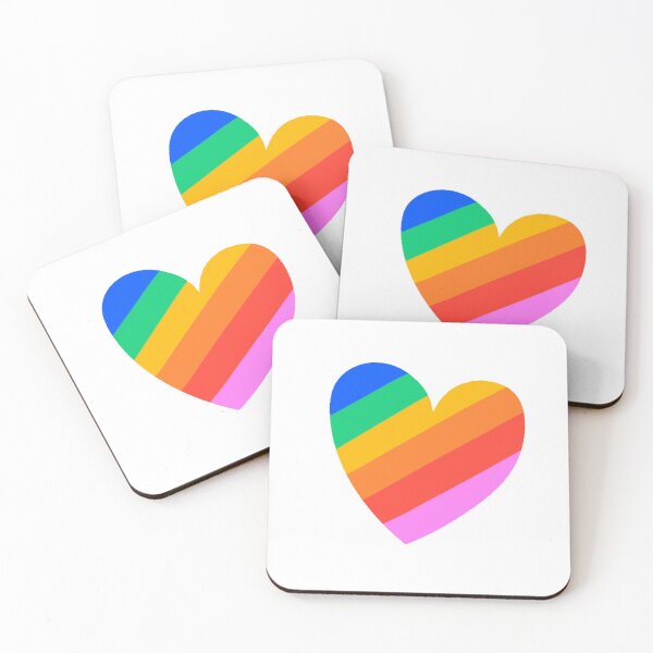 Item preview, Rainbow heart designed and sold by -SUGAR-RUSH-.