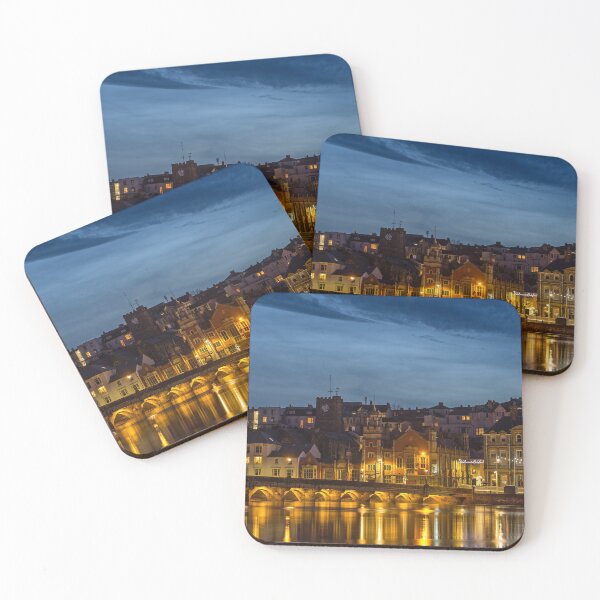 Item preview, Bideford Long Bridge at night designed and sold by twymanphoto.