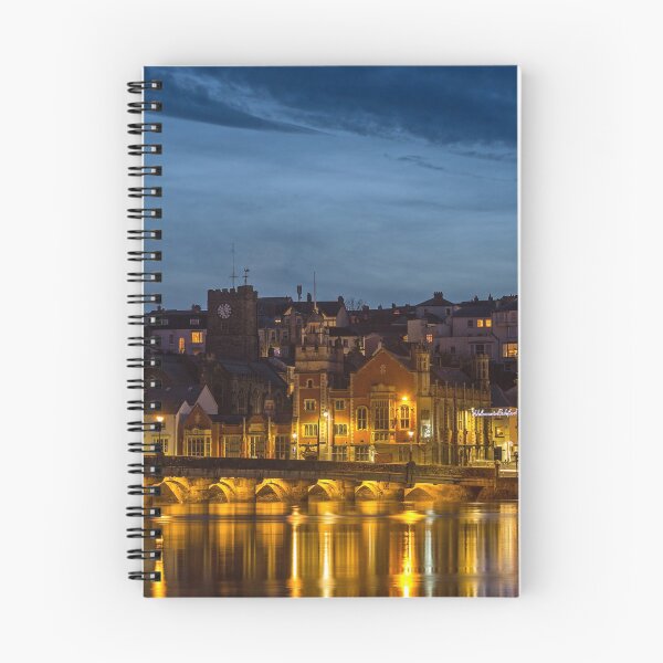 Item preview, Bideford Long Bridge at night designed and sold by twymanphoto.