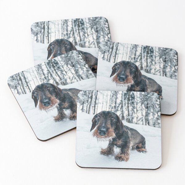 Item preview, Dog in the snow designed and sold by wolfgangrainer.