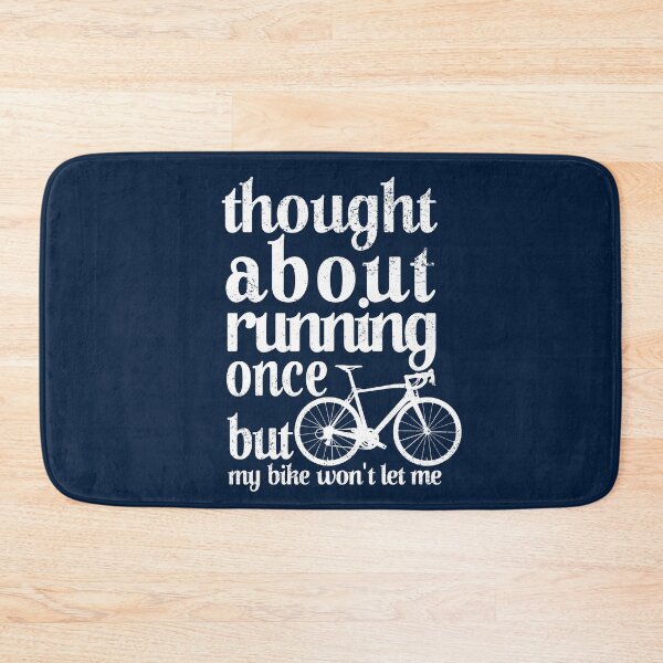 Item preview, Thought About Running Once but My Road Bike Won't Let Me Cycling Cyclist Funny Tee designed and sold by trendyzcom.
