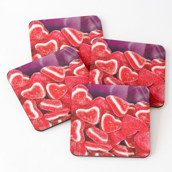 Item preview, Delicious Red Candy Hearts designed and sold by newburyboutique.