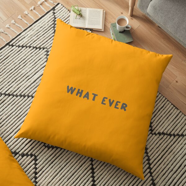 Scripture: What Ever Floor Pillow