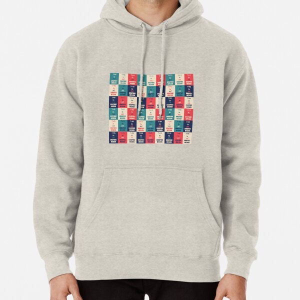 Graphic Design Pullover Hoodie