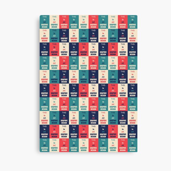 Graphic Design Canvas Print