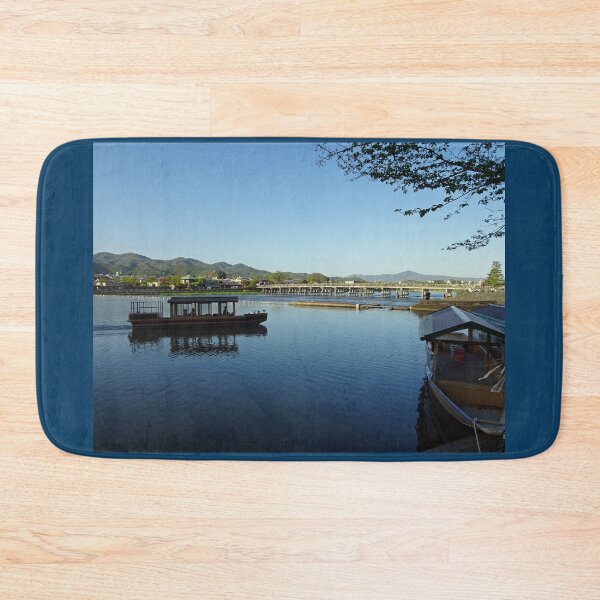 Item preview, Arashiyama River Boats near Togetsukyo bridge designed and sold by cuisinecat2.