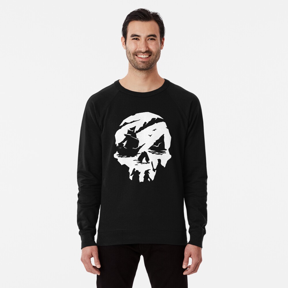"Sea of Thieves - Skull" Lightweight Sweatshirt by JohnBar ...