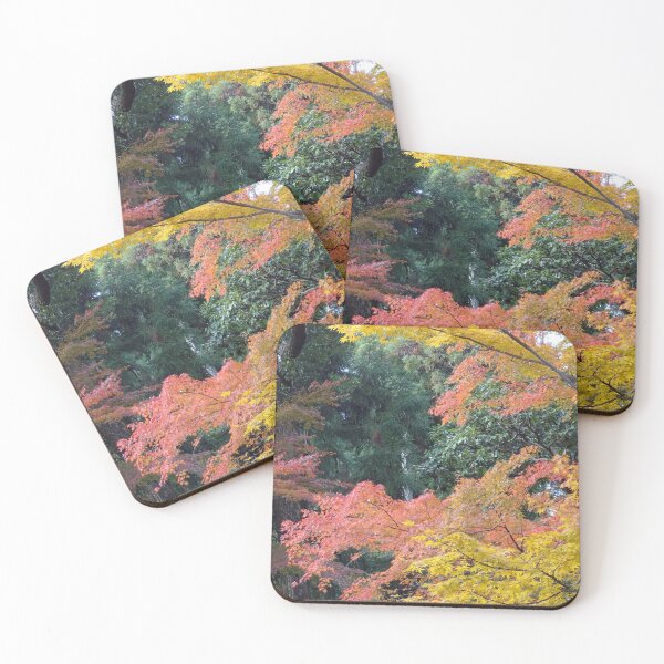 Item preview, Autumn Maples in a Japanese garden designed and sold by cuisinecat2.