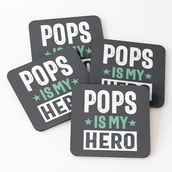 Artikelvorschau, Mens Pops ist mein Held Papa Opa Geschenk entworfen und verkauft von cidolopez.
