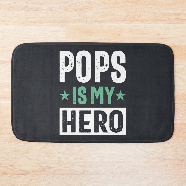 Artikelvorschau, Mens Pops ist mein Held Papa Opa Geschenk entworfen und verkauft von cidolopez.