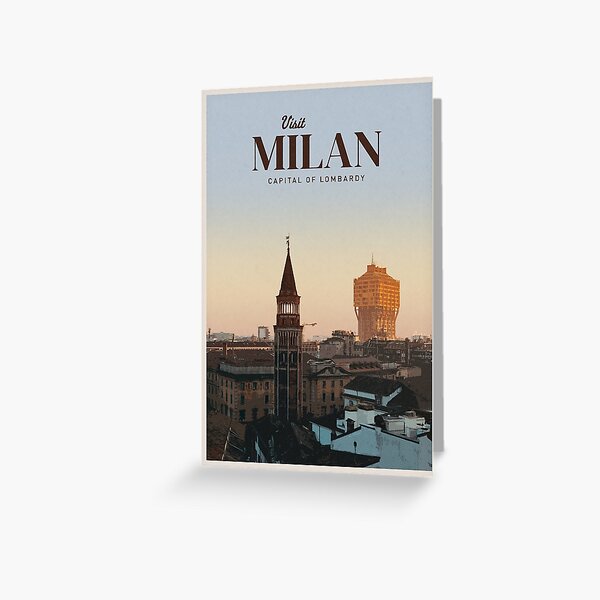 Milan Greeting Cards for Sale