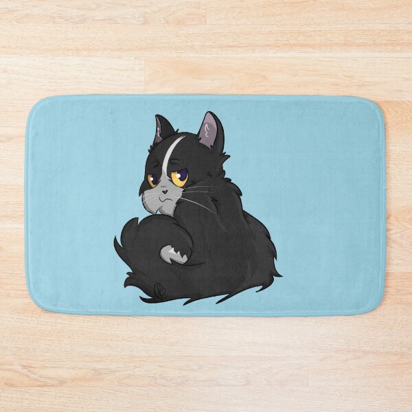 Item preview, Doodle Cat - Apathetic Black and White designed and sold by PTElephant.