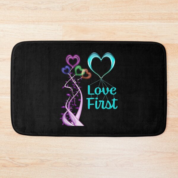 Item preview, Beautiful illustration saying Love First with transparent background designed and sold by With My Hands By K.