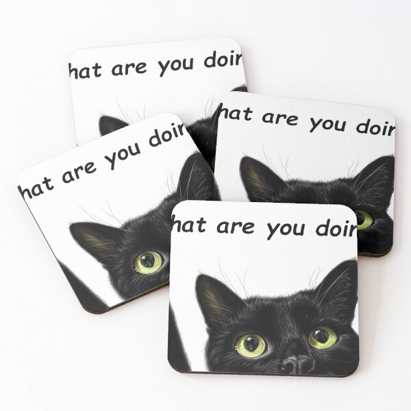 Item preview, Black cat designed and sold by Raphaela Pohle.