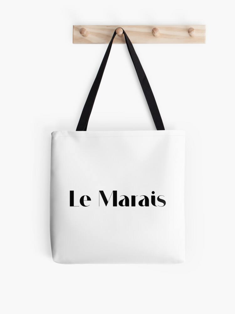 Paris Le Marais Tote with Zipper and Inside Pocket, Pink/Blush