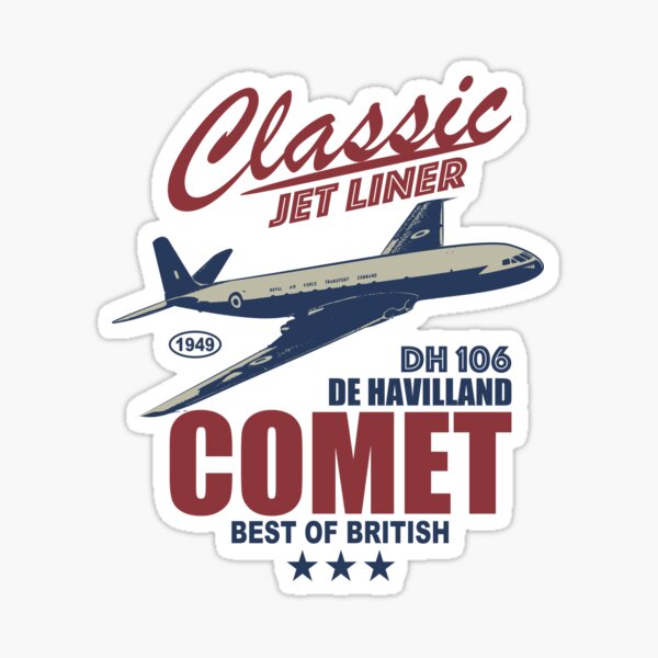 de Havilland Comet" Sticker by StrongVlad | Redbubble