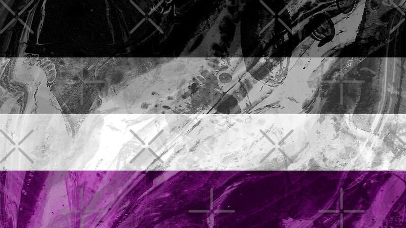 Asexual Pride Bold Abstract Sticker By Abstruseartisan Redbubble