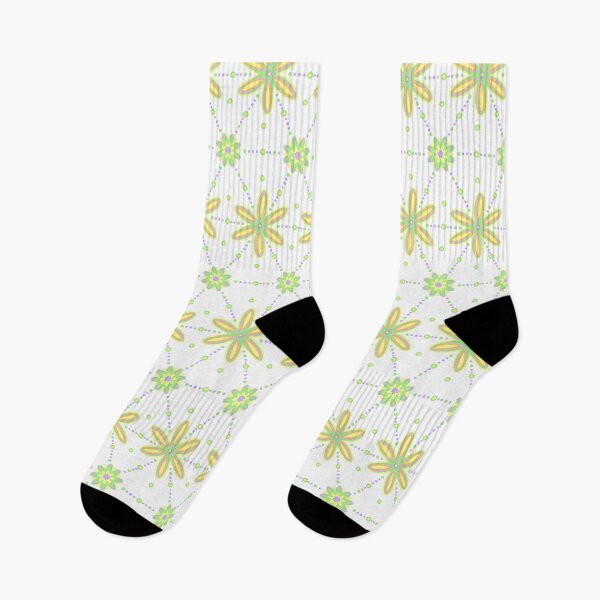 Item preview, Pastel Doodle Flower Pattern designed and sold by ChangingLight.