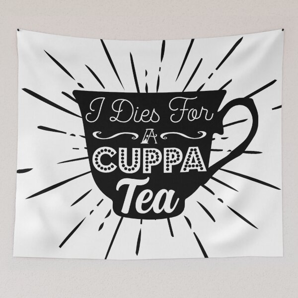Item preview, I Dies For A Cuppa Tea || Newfoundland and Labrador || Gifts || Souvenirs || Clothing designed and sold by SaltWaterOre.