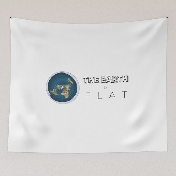 Item preview, The Earth is Flat Flat Earther designed and sold by kingroy.