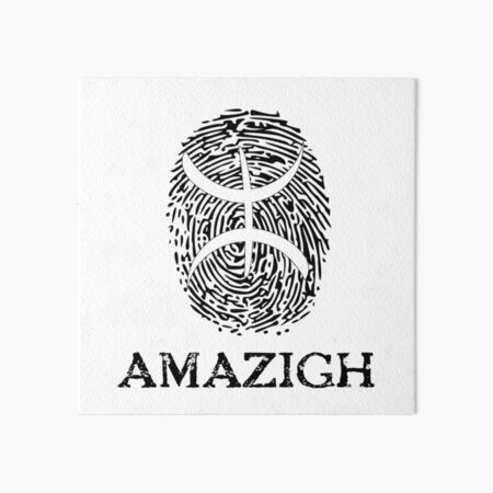 Empreinte digitale amazigh Impression rigide