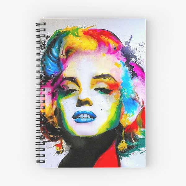 Item preview, Marilyn Monroe colorful art design - Classic film star designed and sold by MindChirp.