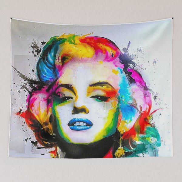 Item preview, Marilyn Monroe colorful art design - Classic film star designed and sold by MindChirp.