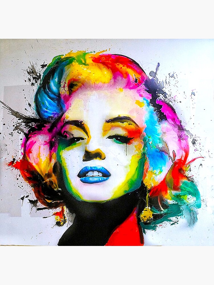 Marilyn Monroe Xxx Porn - Colorful Marilyn Monroe Wall Art for Sale | Redbubble