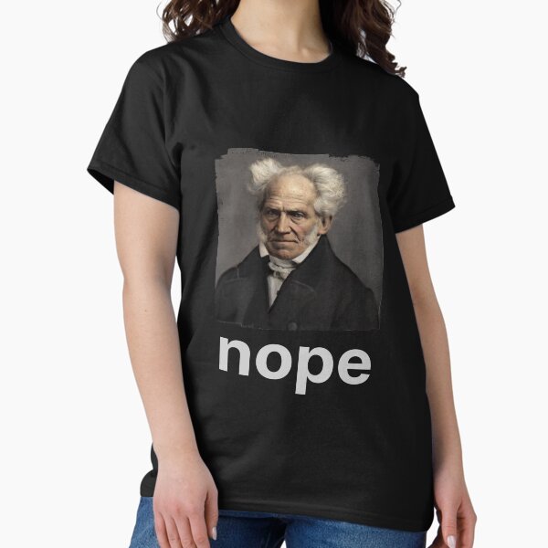 Item preview, Arthur Schopenhauer Pessimism Nope designed and sold by IconSquad.