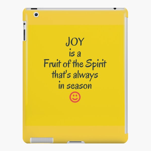 Joy in all season iPad Snap Case