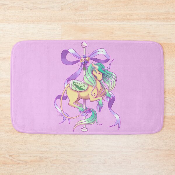 Item preview, Spring Unicorn Carousel designed and sold by Burning Bee Illustration.