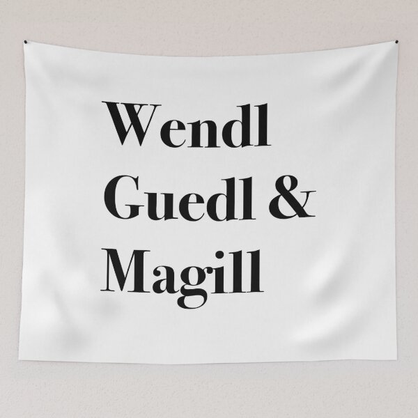 Item preview, Wendl, Guedl & Magill designed and sold by Vectorqueen.