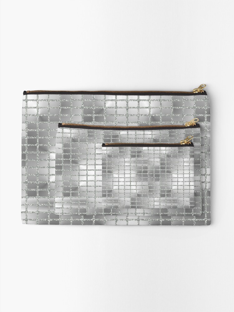 Alternate view of Mirror Ball Zipper Pouch