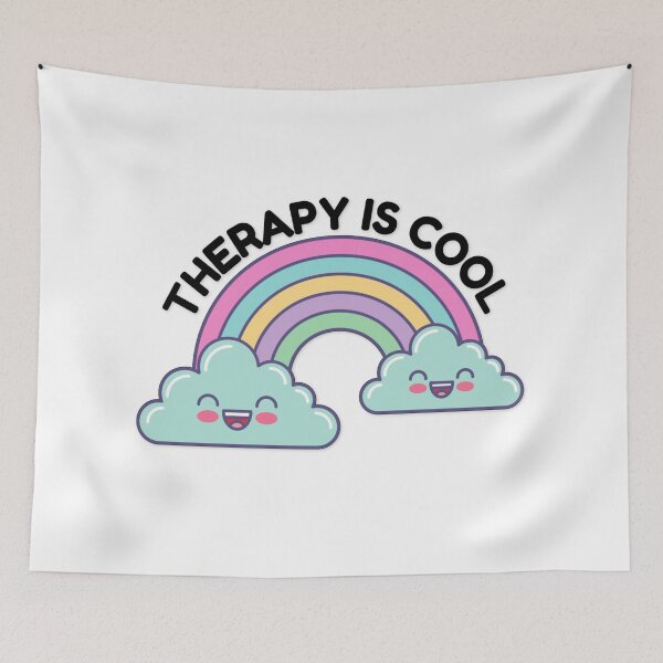 Item preview, Therapy Is Cool designed and sold by Say Hey Kate.