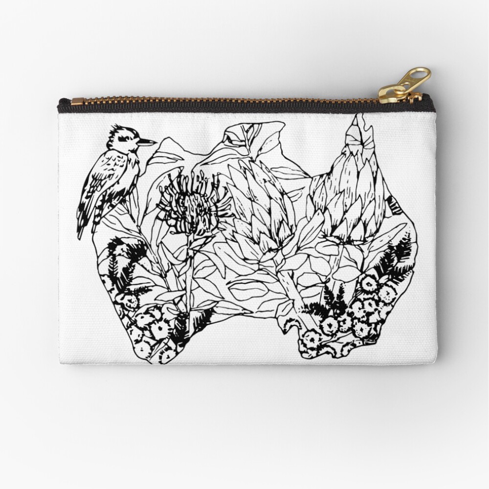 Australian Flora & Fauna Zipper Pouch