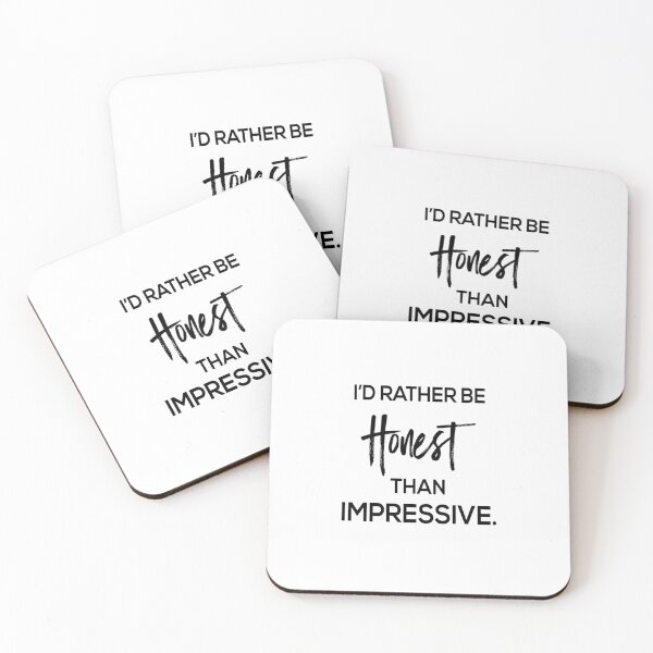 Item preview, I would rather be honest than impressive. Version 2. designed and sold by Pameli.