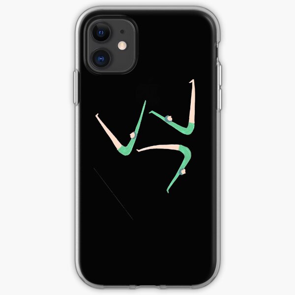 Gymnast retro style iPhone Soft Case
