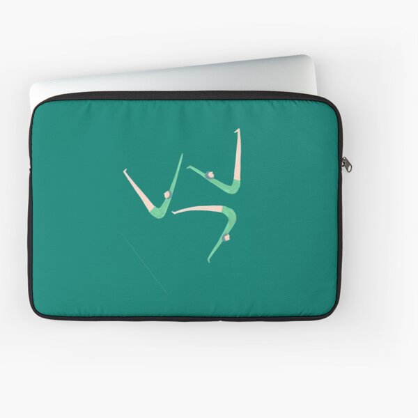 Gymnast retro style Laptop Sleeve