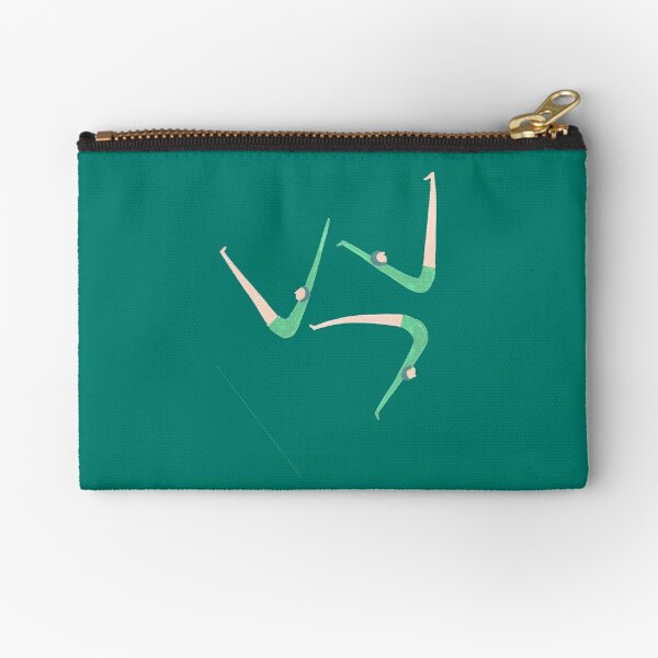 Gymnast retro style Zipper Pouch