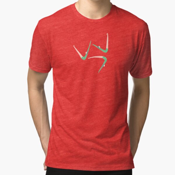 Gymnast retro style Tri-blend T-Shirt