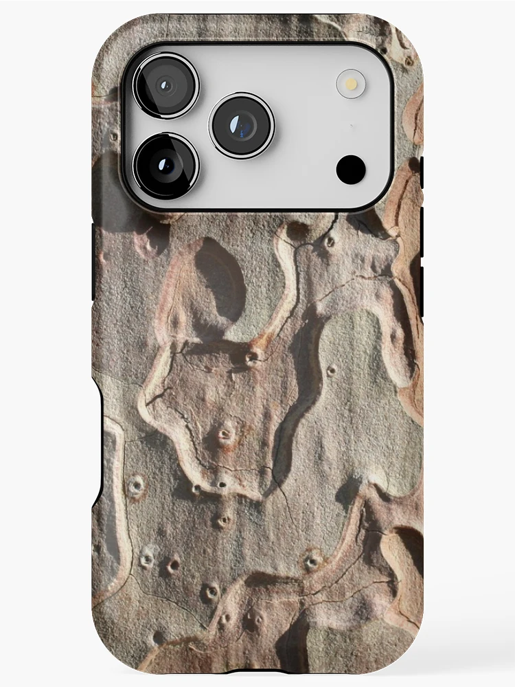 Thumbnail 1 of 4, iPhone Case, Tree bark designed and sold by GreenNote.