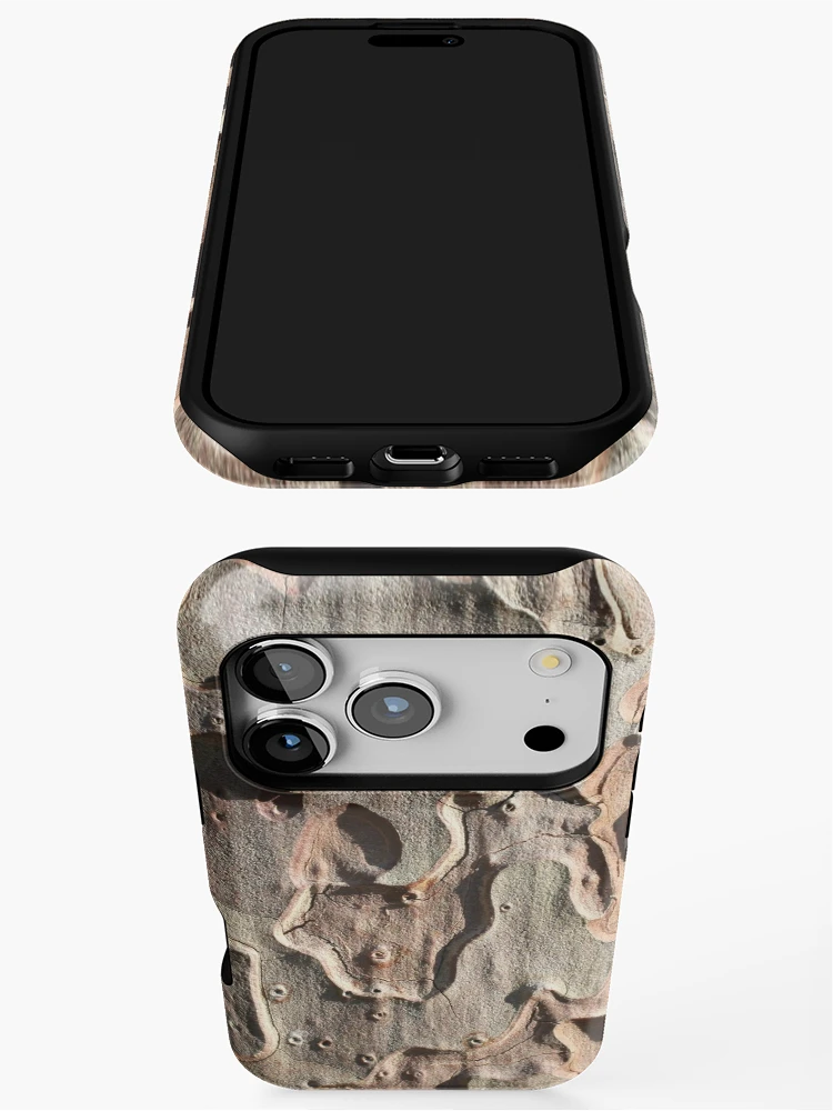 Thumbnail 3 of 4, iPhone Case, Tree bark designed and sold by GreenNote.
