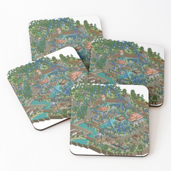 Rollercoaster Tycoon Coasters (Set of 4)