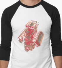 V8 Baseballshirt mit 3/4-Arm