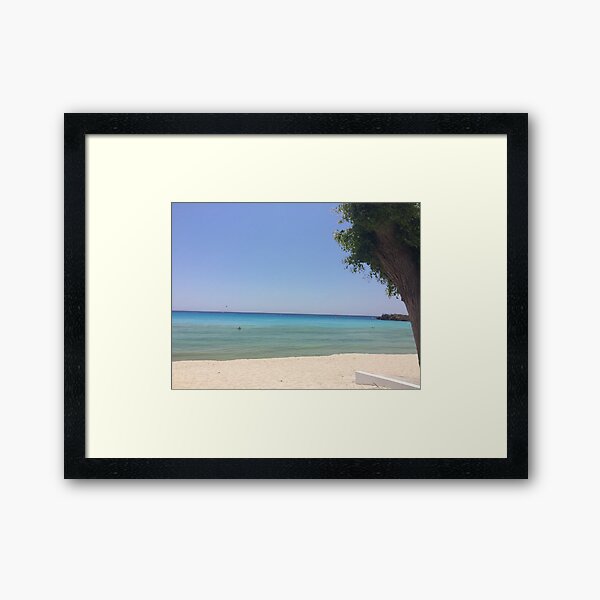 Nissi Beach Cyprus Framed Art Print