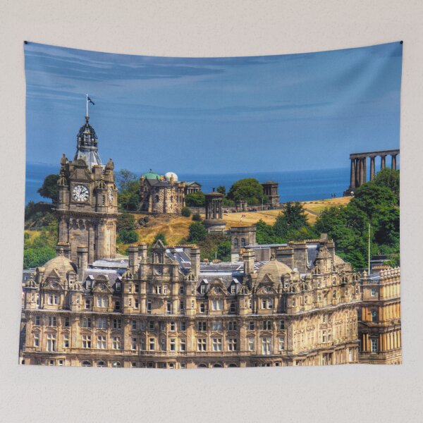Item preview, Calton Hill behind the Balmoral designed and sold by tomg.