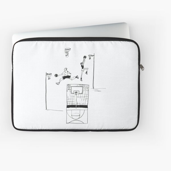 Basketball retro sketch Laptop Sleeve